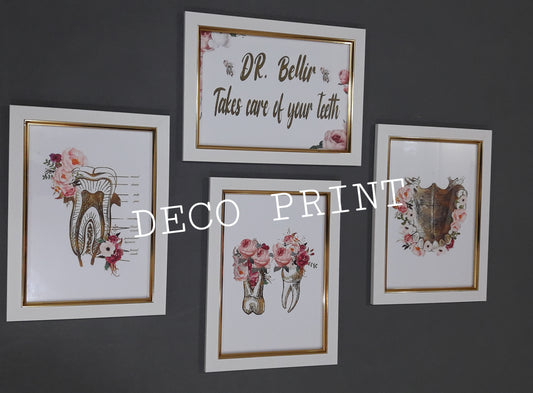 تابلوهات واجهة زجاجية خاصة بعيادة الاسنان