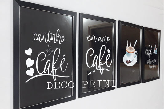 تابلوهات مقاهي بواجهة زجاج أنيقة