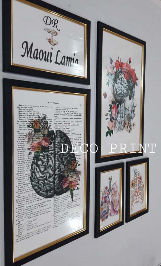 لوحات جدارية خاصة بعيادات طب المخ و الاعصاب