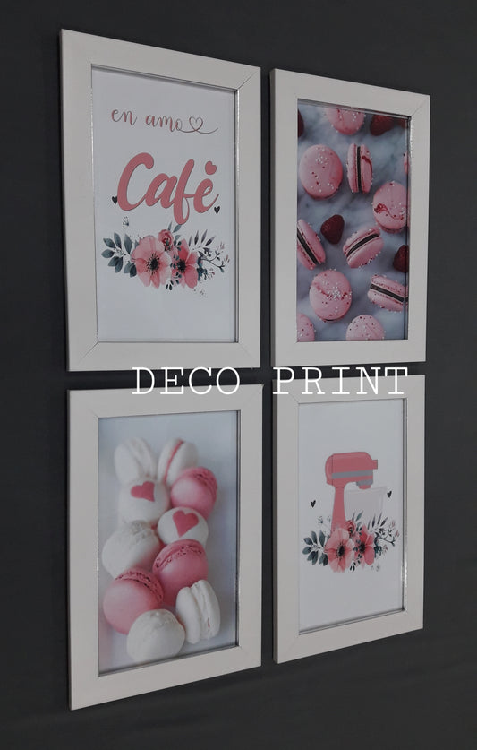 تابلوهات حلويات وباتيسري بواجهة زجاج 🍰