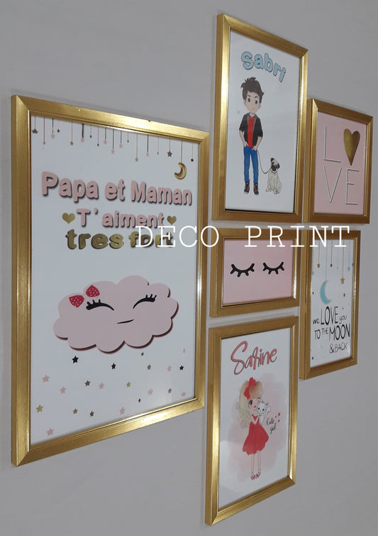 تابلوهات جدارية خاصة بغرف الاطفال