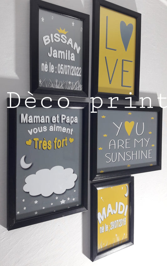 تابلوهات جدارية خاصة بغرف الاطفال