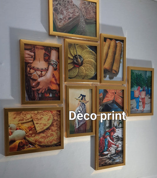 تابلوهات حلويات وباتيسري بواجهة زجاج 🍰