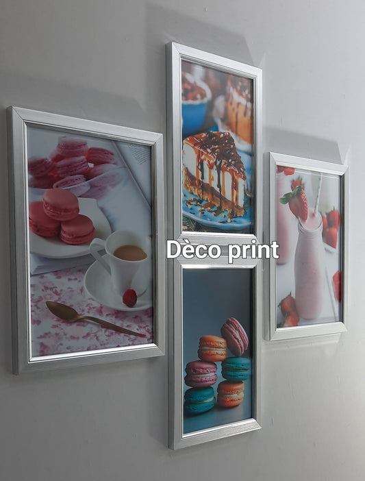 تابلوهات حلويات وباتيسري بواجهة زجاج 🍰