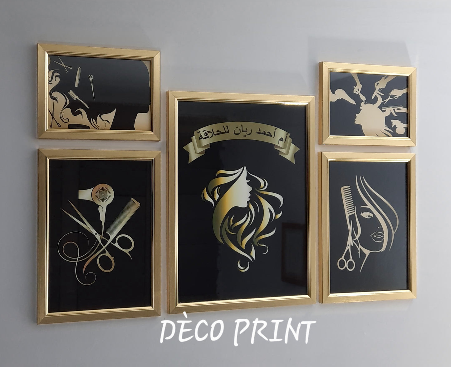 لوحات جدارية خاصة بصالونات حلاقة النساء