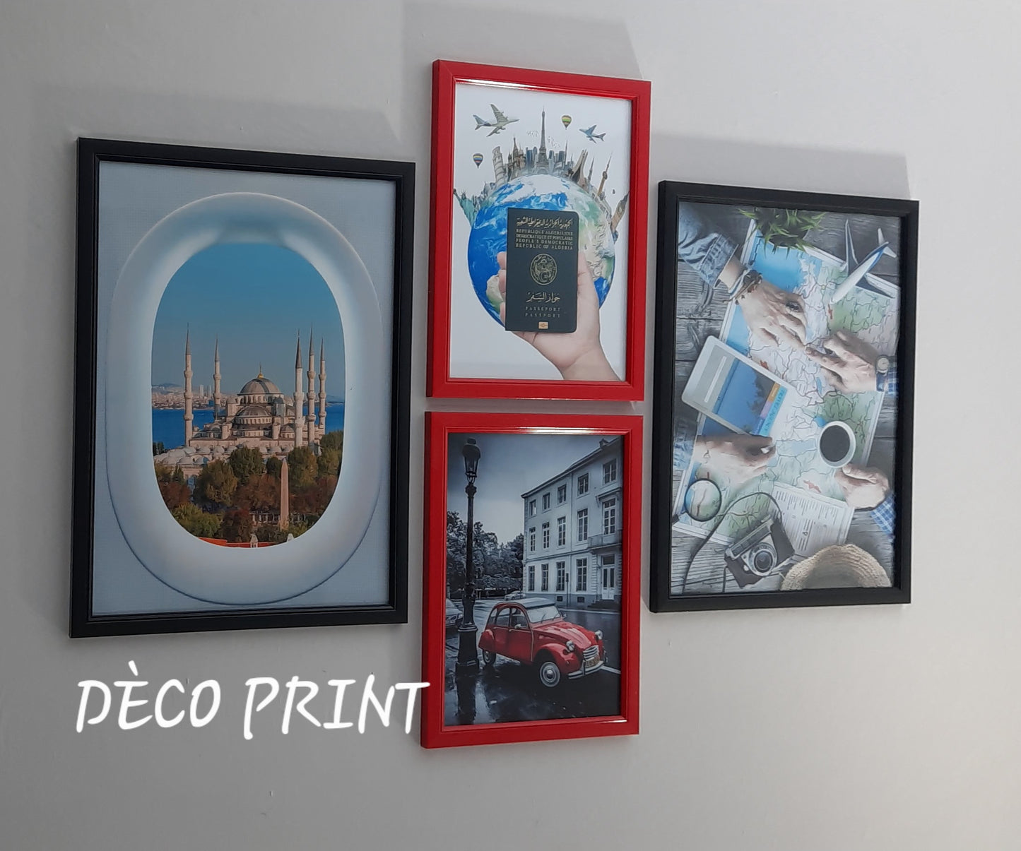 تابلوهات سياحية بزجاج فاخر 🌍