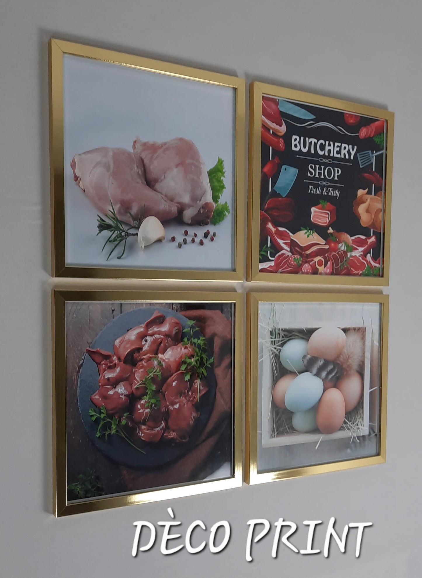 لوحات جدارية خاصة بمحل جزار