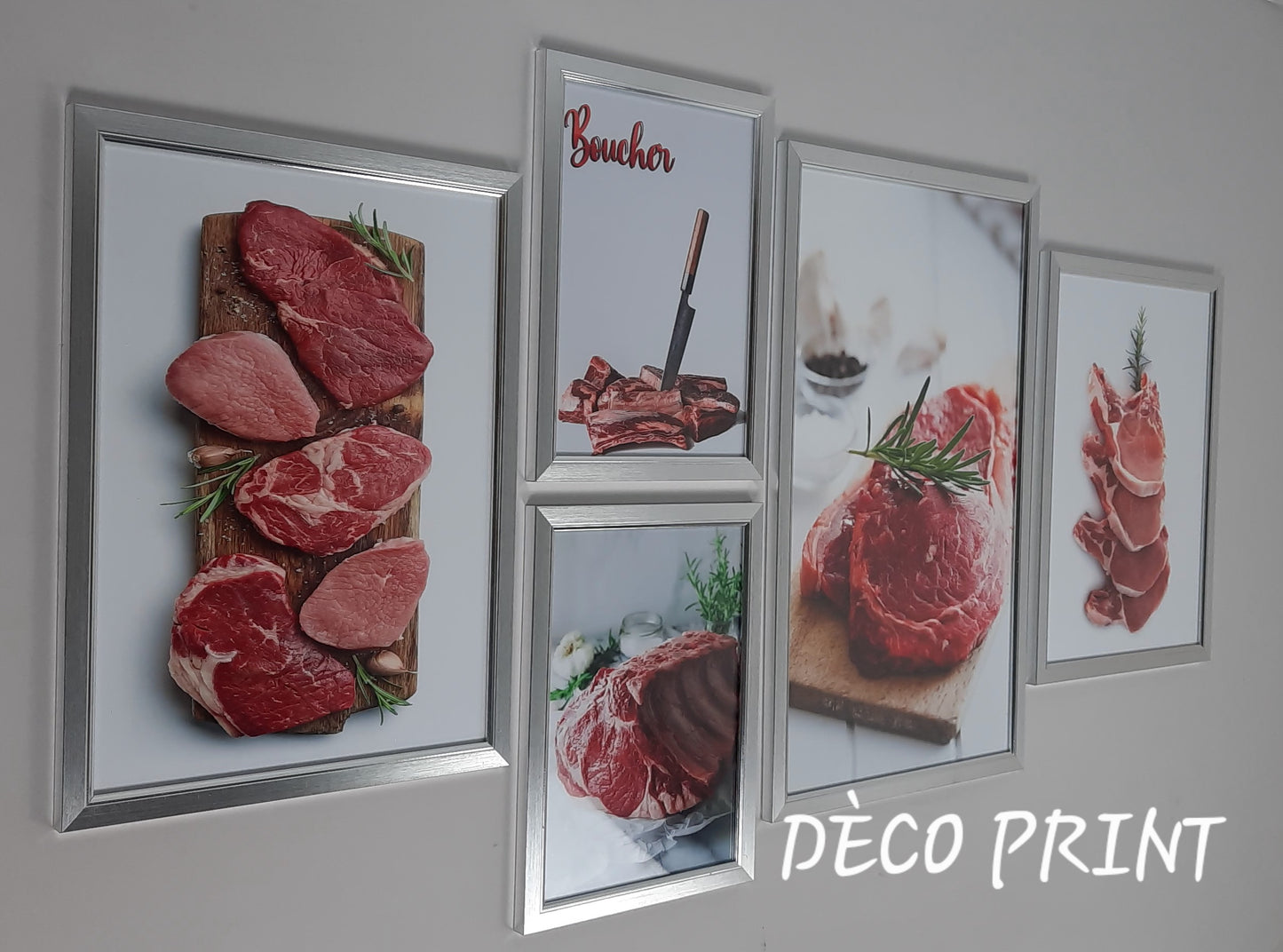 لوحات جدارية خاصة بمحل جزار