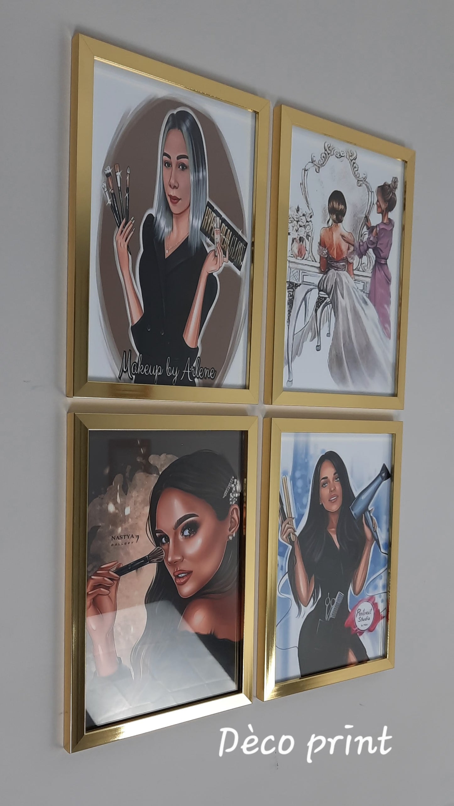 لوحات جدارية خاصة بصالونات حلاقة النساء