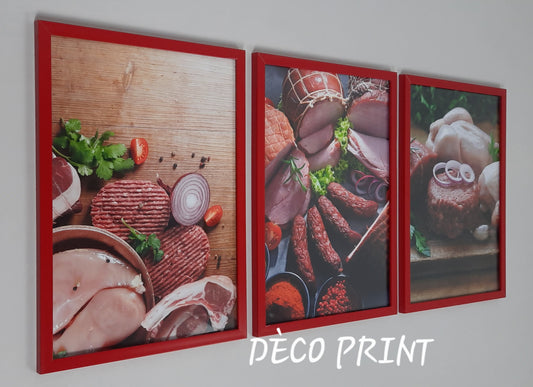 لوحات جدارية خاصة بمحل جزار