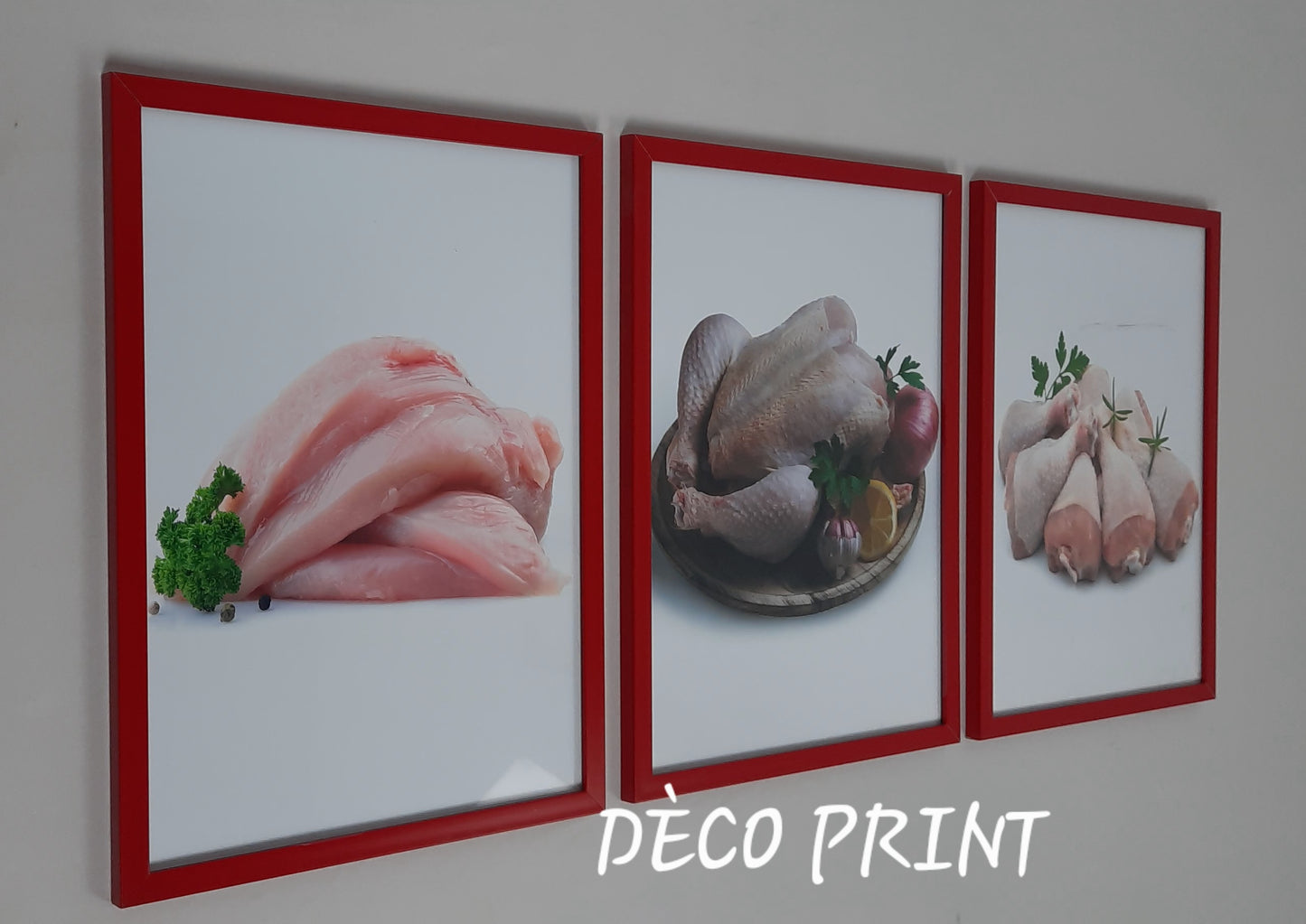 لوحات جدارية خاصة بمحل جزار