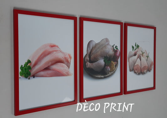 لوحات جدارية خاصة بمحل جزار