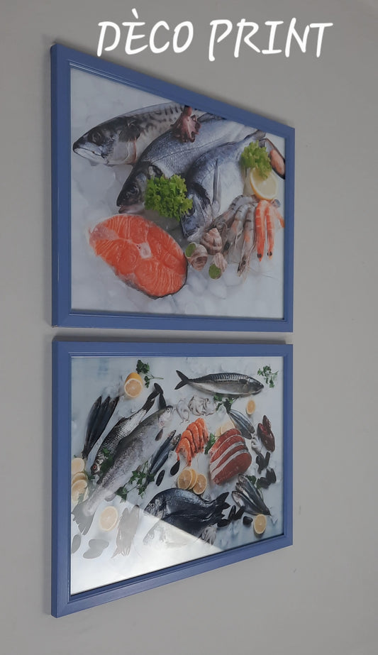 لوحات جدارية خاصة بمحل بيع سمك