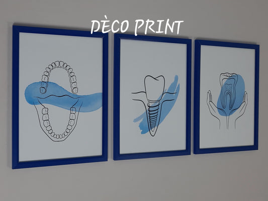 تابلوهات واجهة زجاجية خاصة بعيادة الاسنان