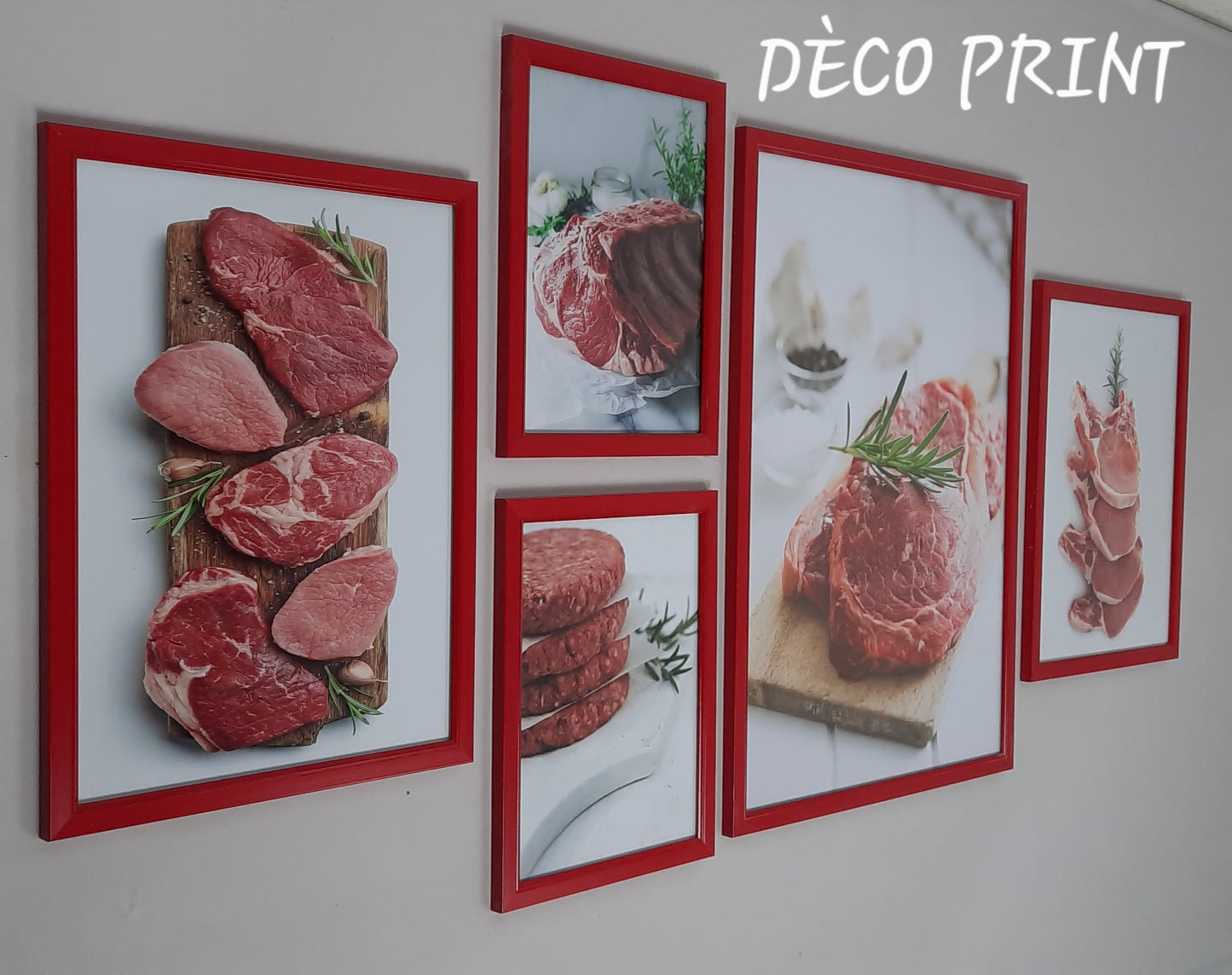 لوحات جدارية خاصة بمحل جزار