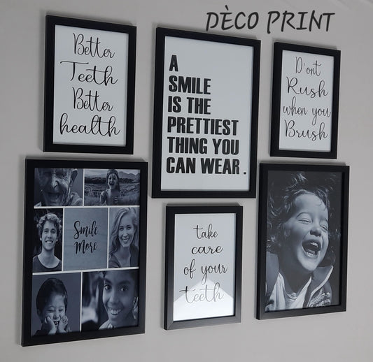 تابلوهات واجهة زجاجية خاصة بعيادة الاسنان