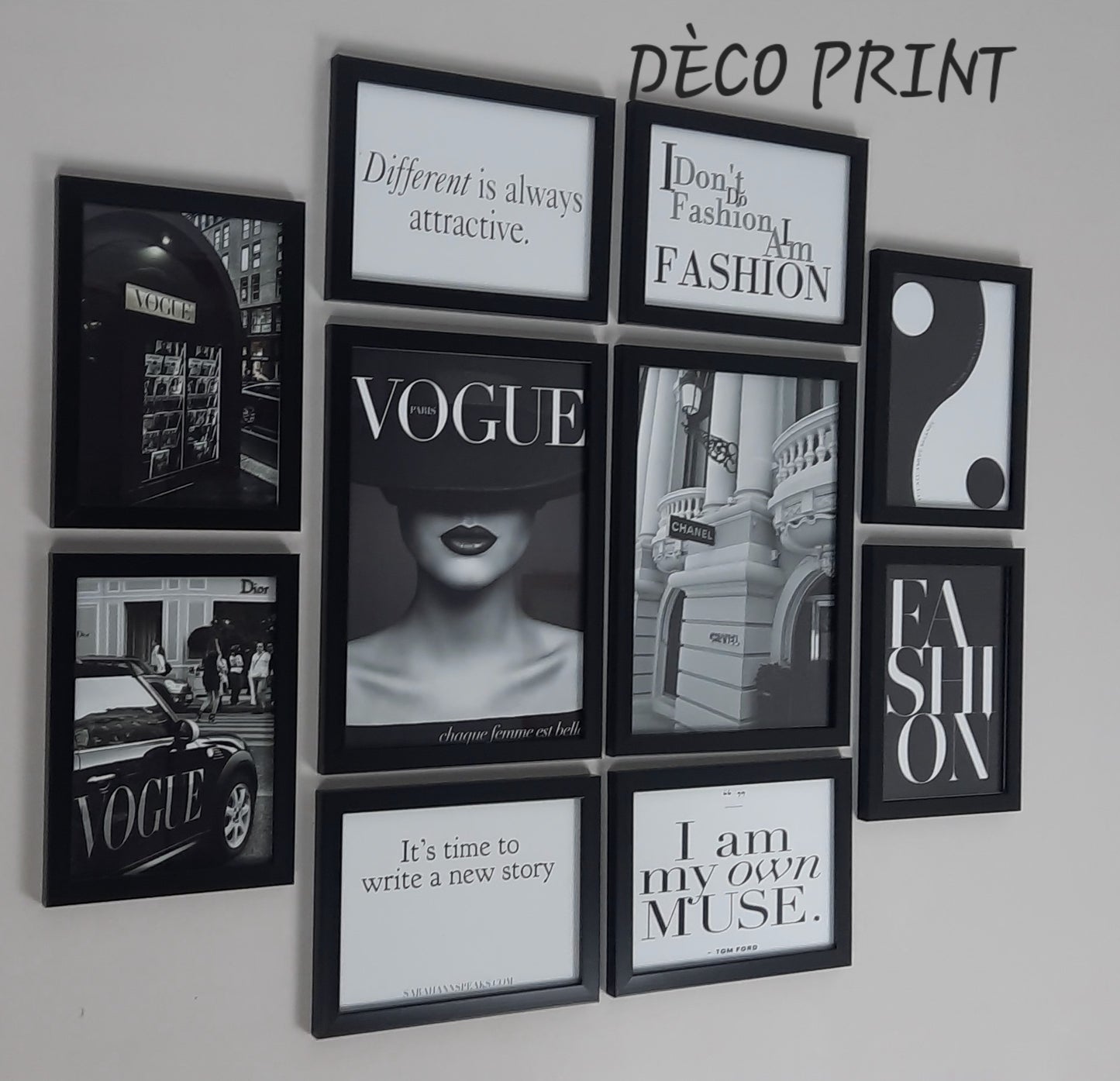 لوحات جدارية خاصة بمحلات ملابس النساء