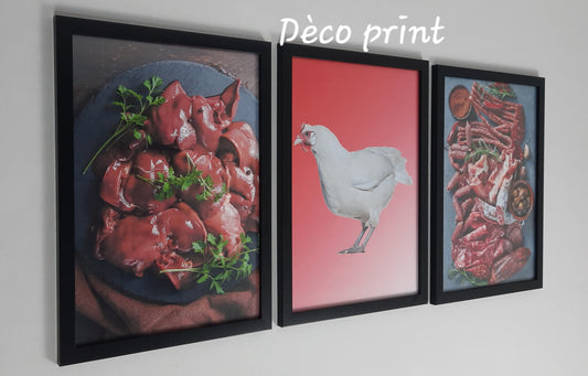 لوحات جدارية خاصة بمحل جزار