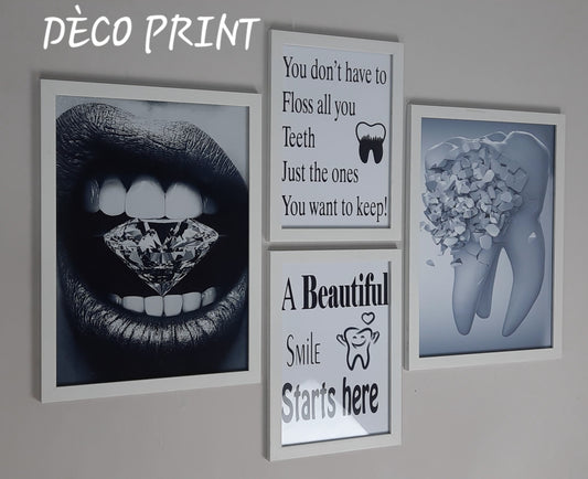 تابلوهات واجهة زجاجية خاصة بعيادة الاسنان