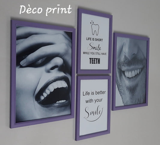 تابلوهات واجهة زجاجية خاصة بعيادة الاسنان