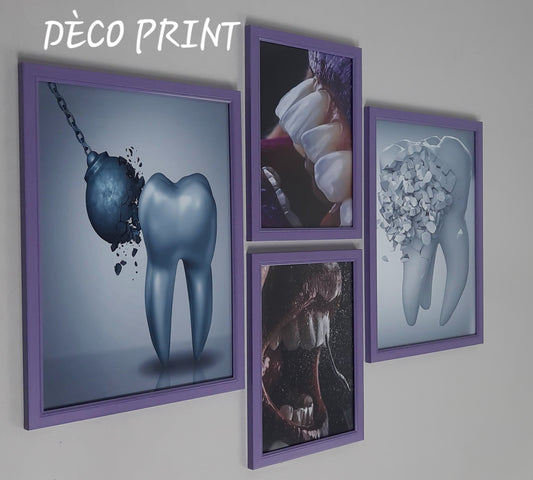 تابلوهات واجهة زجاجية خاصة بعيادة الاسنان