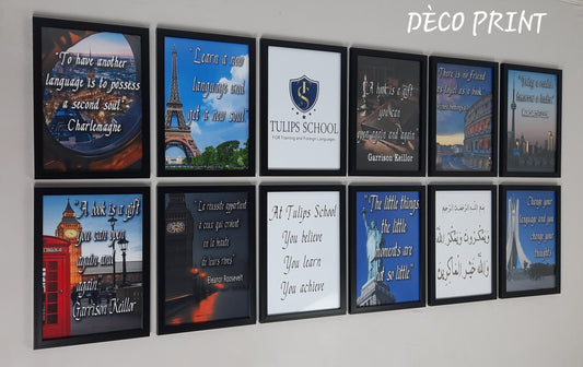 تابلوهات تعليمية بواجهة زجاج فاخر 🎓