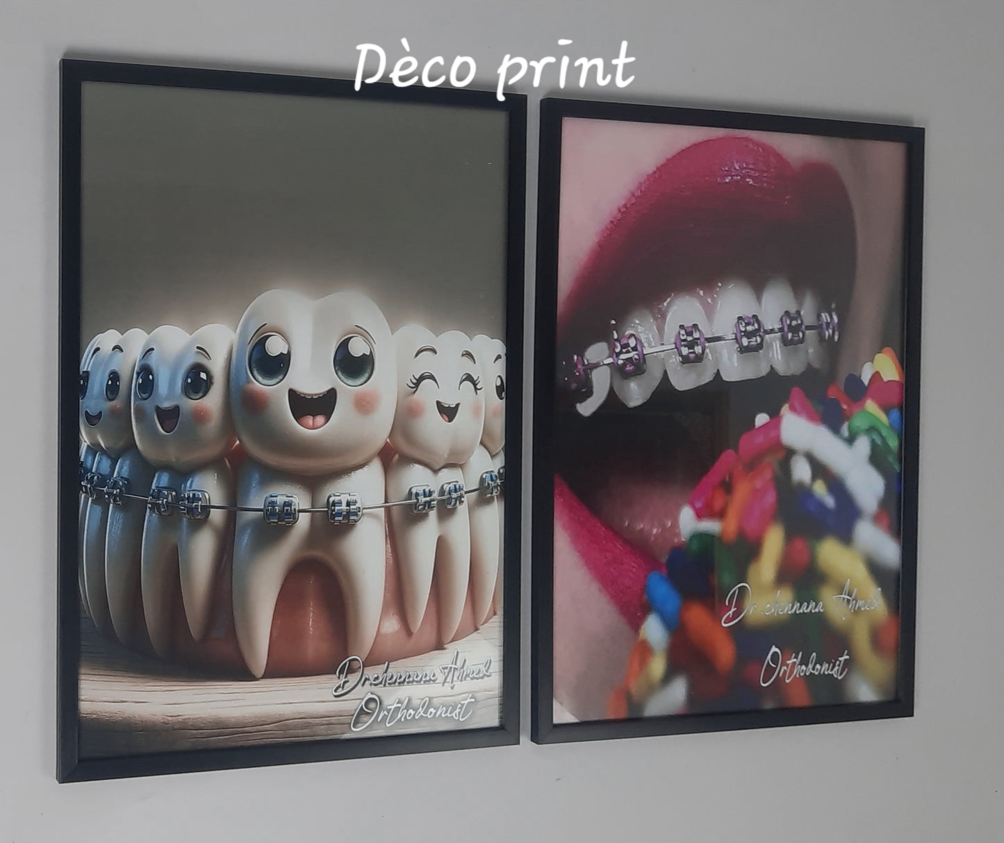 لوحات جدارية خاصة بعيادات طب الاسنان