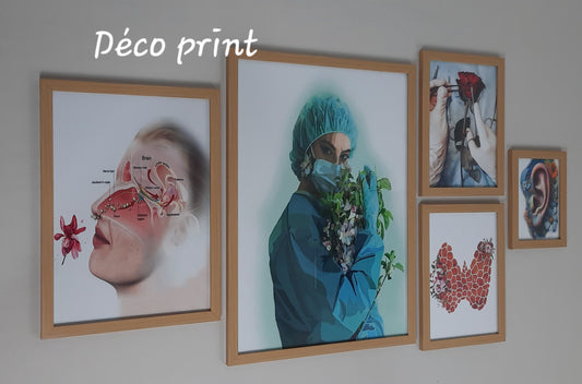 لوحات جدارية خاصة بعيادات طب الحنجرة و الانف و الاذن