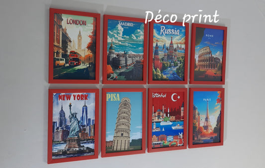 تابلوهات سياحية بزجاج فاخر 🌍 (Copie)