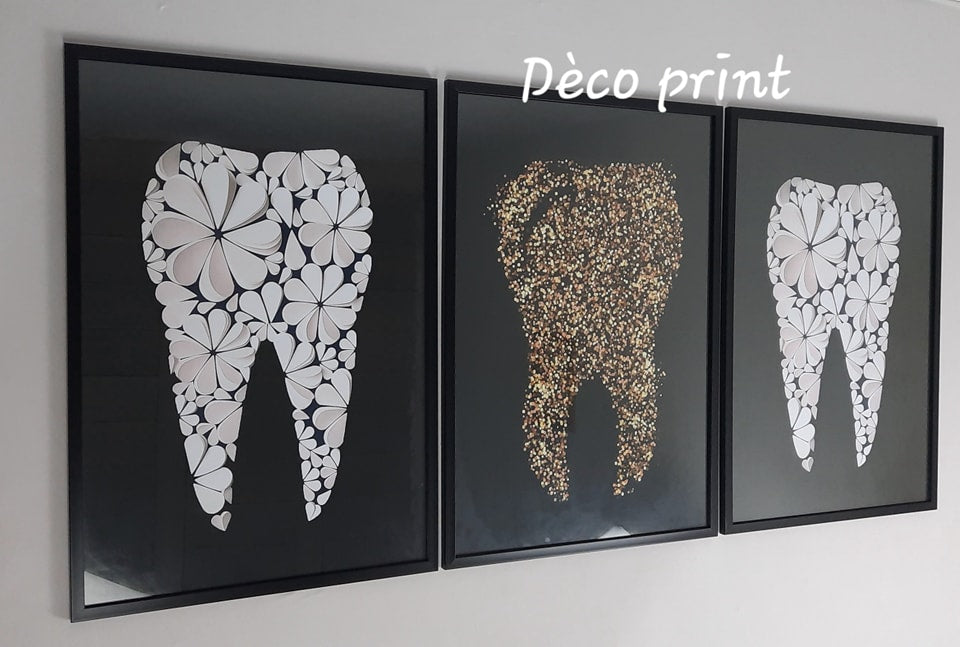 Tableau décoration pour dentiste🦷🏛 50 X 70 cm