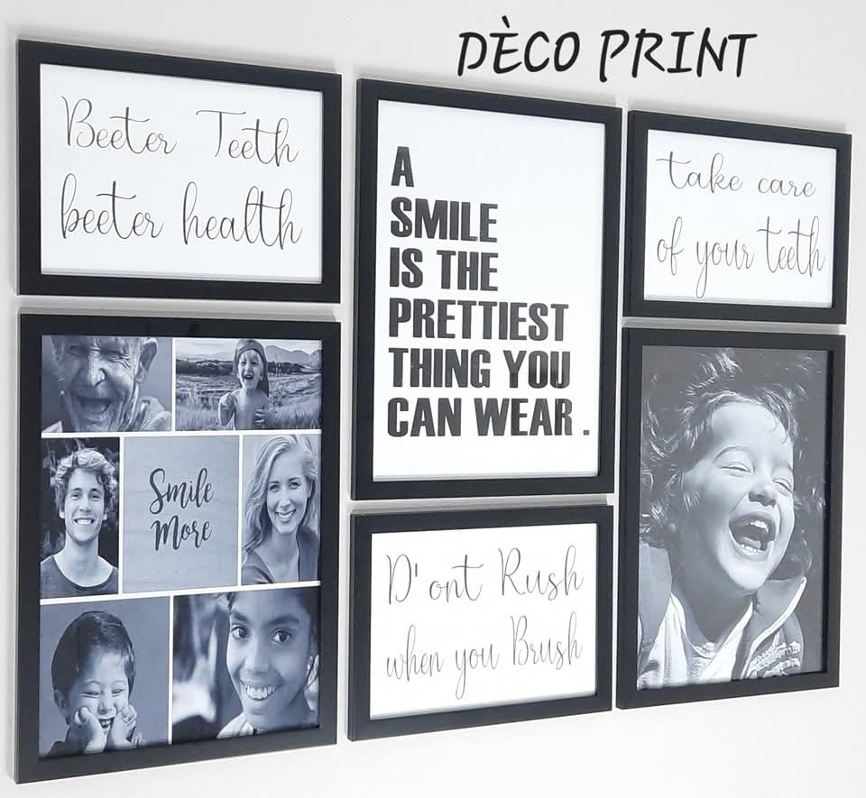 لوحات جدارية خاصة بعيادات طب الاسنان