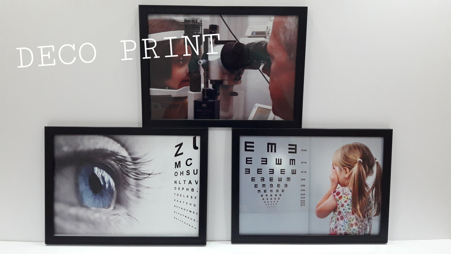 لوحات جدارية خاصة بعيادة طب العيون