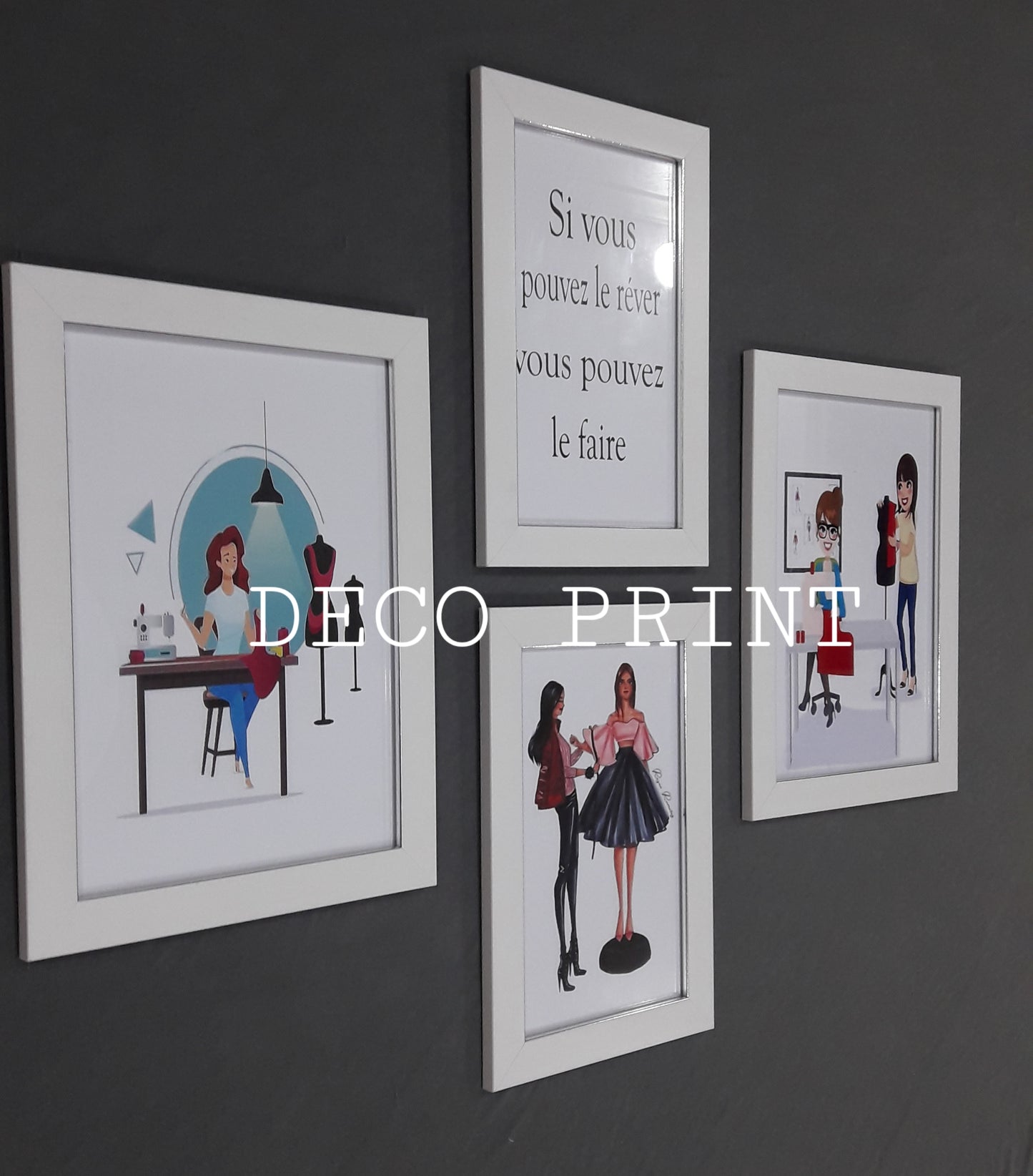 لوحات جدارية خاصة بالخياطة