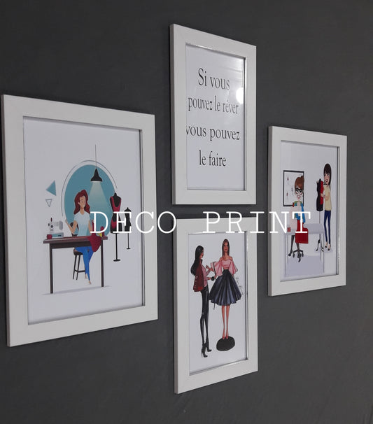 لوحات جدارية خاصة بالخياطة