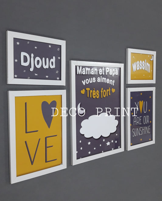 تابلوهات جدارية خاصة بغرف الاطفال