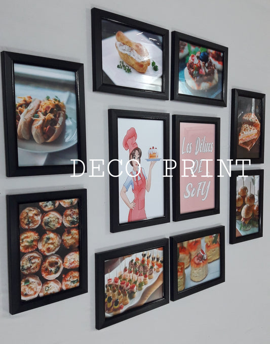 تابلوهات زجاجية خاصة بمطعم اكل سريع