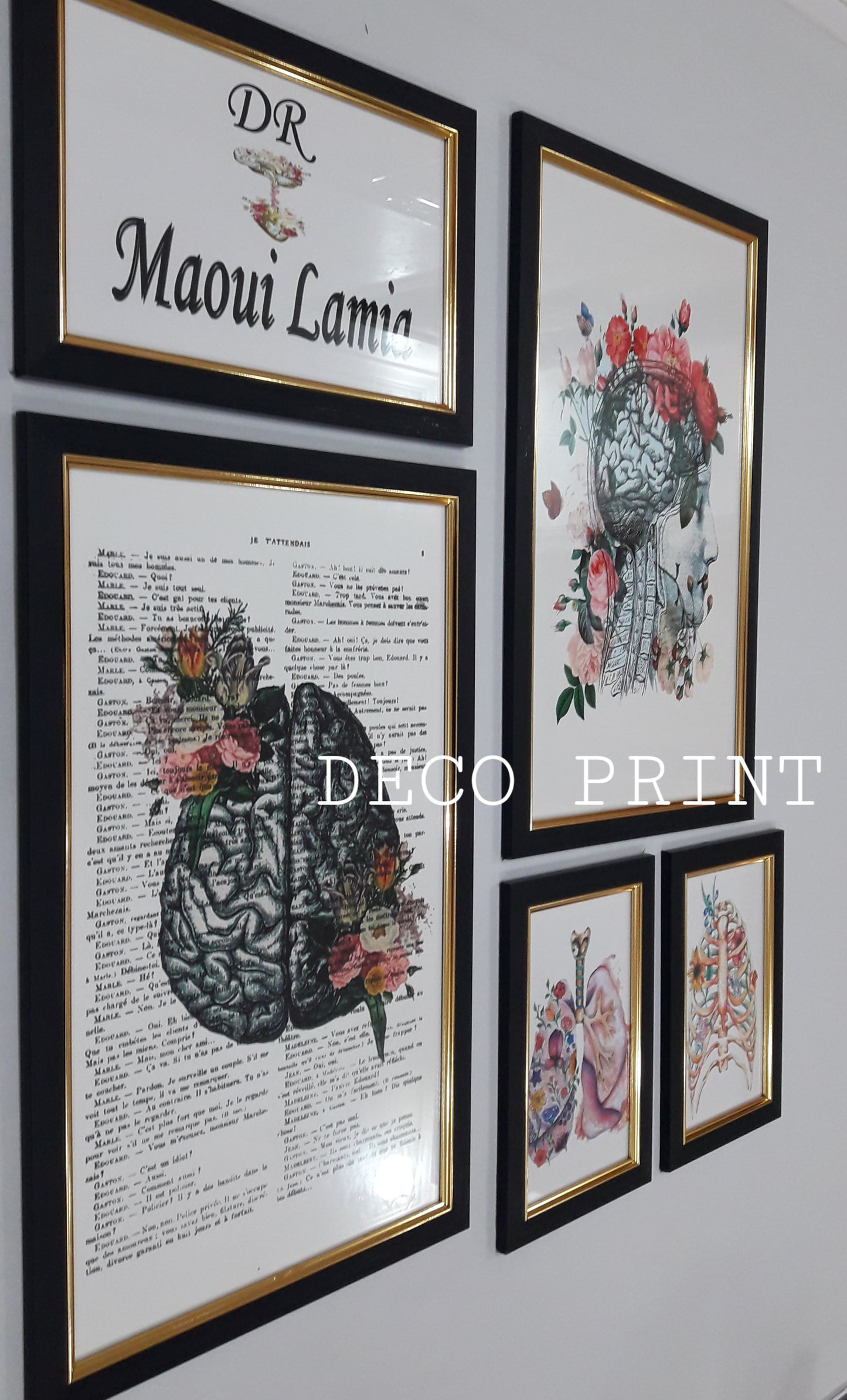 لوحات جدارية خاصة بعيادات طب المخ و الاعصاب