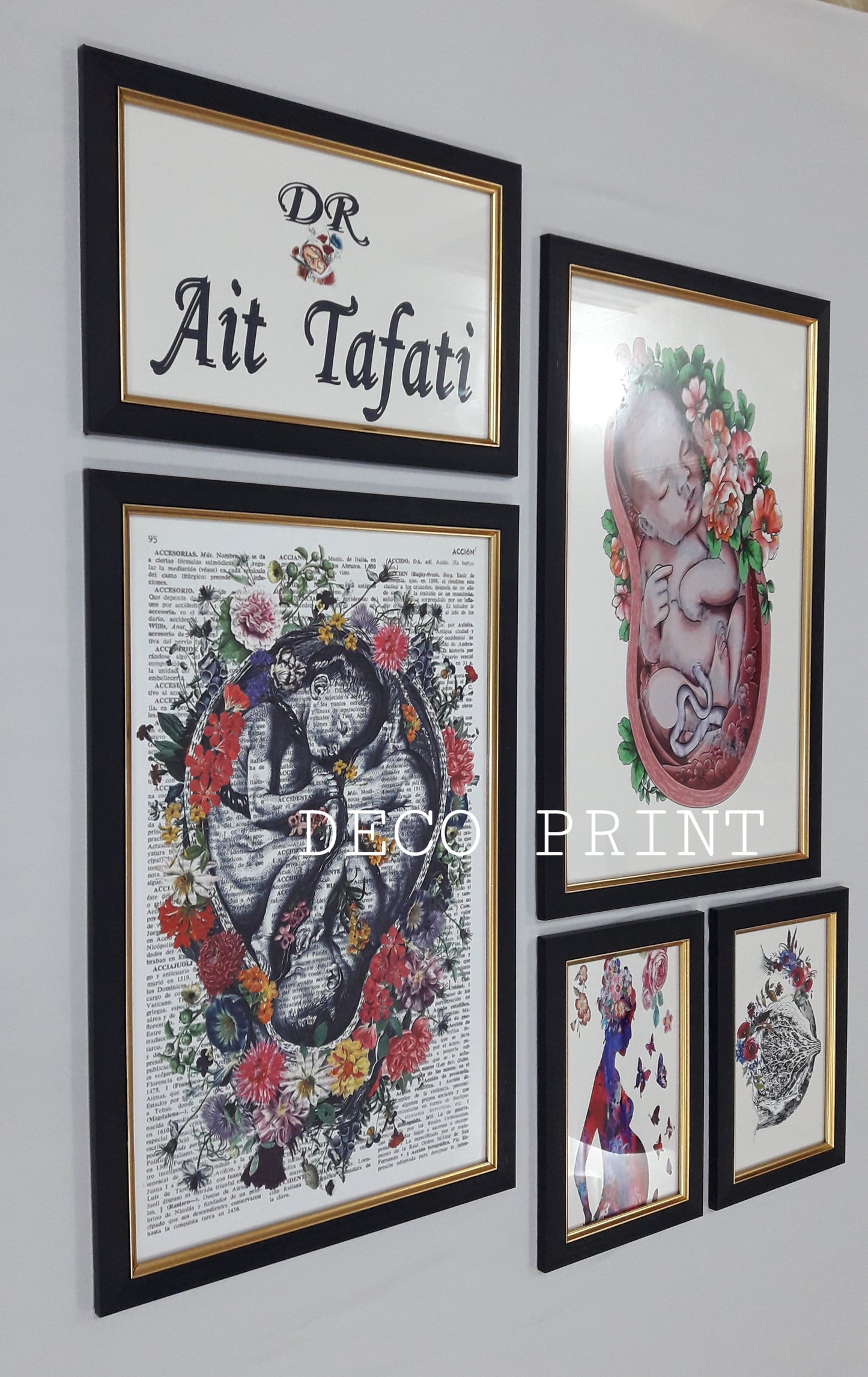 تابلوهات زجاجية خاصة بعيادة طب النساء