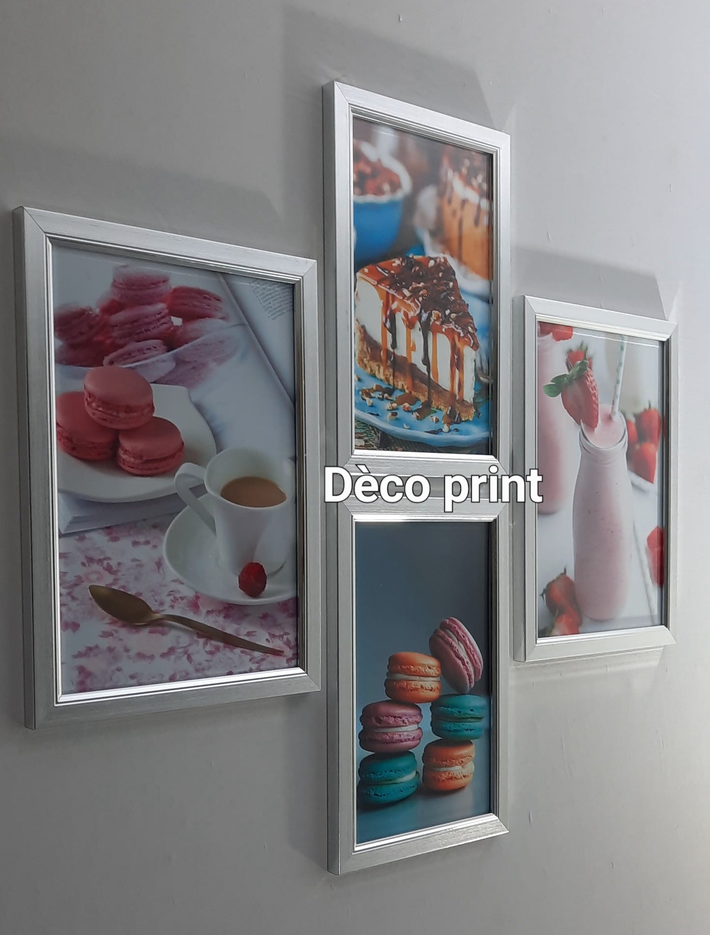 تابلوهات حلويات وباتيسري بواجهة زجاج 🍰