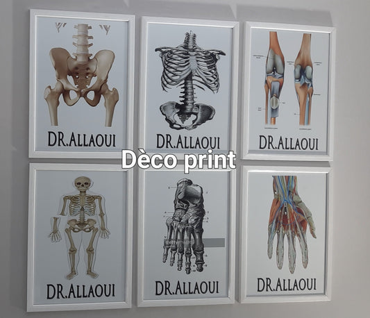 لوحات جدارية خاصة بعيادات طب العضام