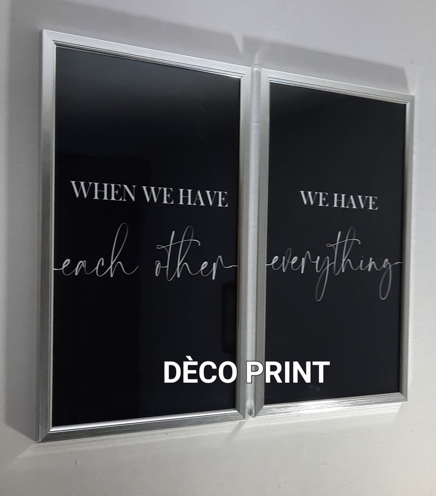 تابلوهات زجاجية خاصة بصالون و رواق