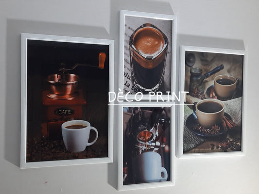 تابلوهات مقاهي بواجهة زجاج أنيقة