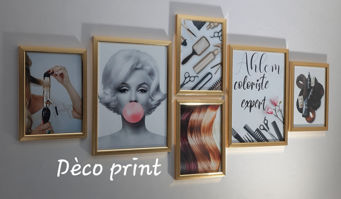 لوحات جدارية خاصة بصالونات حلاقة النساء