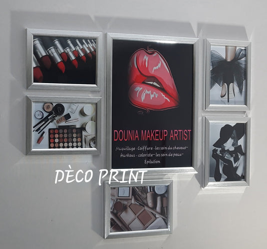 تابلوهات واجهة زجاجية خاصة حلاقة نساء