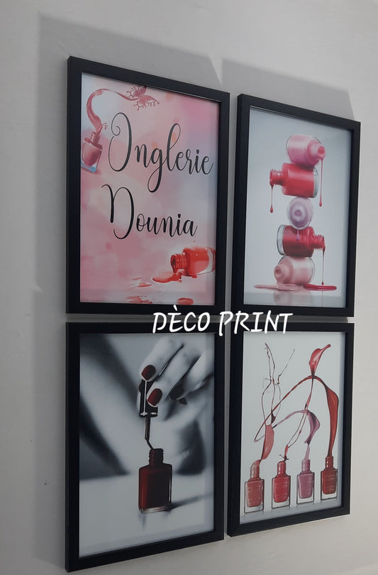 تابلوهات واجهة زجاجية خاصة حلاقة نساء