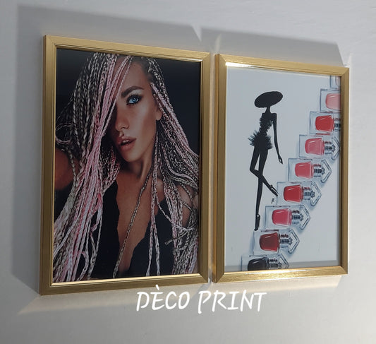 تابلوهات واجهة زجاجية خاصة حلاقة نساء