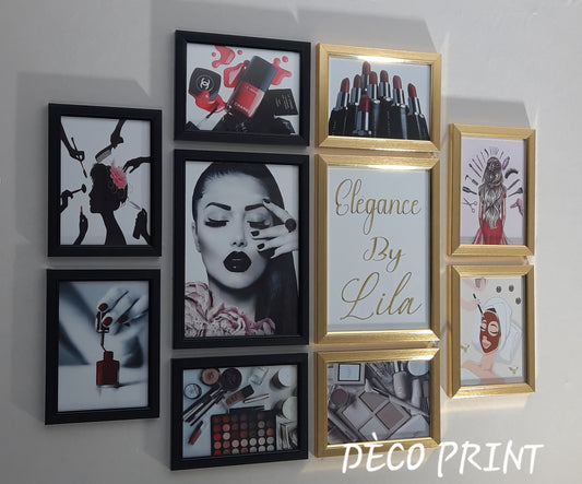 تابلوهات واجهة زجاجية خاصة حلاقة نساء