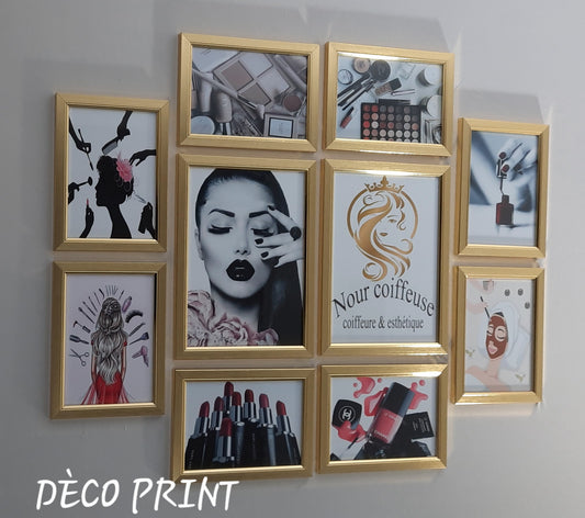 تابلوهات واجهة زجاجية خاصة حلاقة نساء