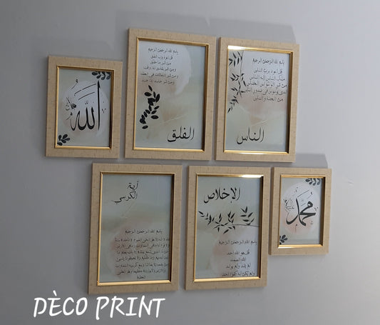 لوحات جدارية خاصة بالرواق و الصالونات