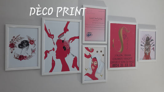 لوحات جدارية خاصة بمحلات حلاقة النساء